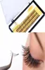 3D False Eyelashes 614mm individuella fransar Feather Plastic Cotton Stalk Enkel kluster Planterar ryska premade volumögonfransar E8492982