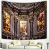 Tapestries Nativity scene Tapestry Christian Art Fabric Wall Hanging Christ Jesus Artist Dwelling Decoration Tapestries Easter Background T240309