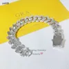 Jewelry designer New Arrival Stock Ready to Ship Hip Hop 23MM Solid 3D Side Iced Cuban Link Bracelet With Moissanite DiamondHipHop