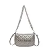 Factory Direct Store Lingge Leisure Chain Bag for Womens Spring 2024 Ny trendmode mångsidig japansk och koreansk axel