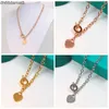 2020 Hot Sale Design Heart Love Necklace For Woman Rostfritt stål Tillbehör Zircon Heart Love Necklace For Women Jewelry Gift No Box ASD