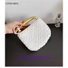 Bottgs's Vents's sardine Classic Designer Fashion Bag 2023 high-grade niche design pure hand woven bag womens leather texture Tiktok versatile With Real Logo