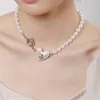 Viviennes Westwoods great love pearl necklace celebrity bracelet collarbone chain earring ring