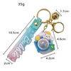 Leuke Kulomi flitscamera hanger figuur auto zacht plastic student klein cadeau sleutelhanger groothandel