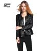 Vestes Fitaylor nouveau printemps automne femmes veste en simili cuir Pu noir vin rouge fermetures éclair à manches longues 4XL moto Biker manteau