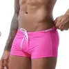 Sexy Swimwear Men Swimming Trunks Mens Swim Trunk Boxer Shorts Male Bikini Swimsuit Surf Bathing Suit Water Sport Wear Short 240305