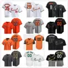 Gestikte honkbalshirts 2024 8 Cal Ripken Jr. 16 Trey Mancini 19 Chris Davis 29 Ramon Urias 25 Anthony Santander 31 Cedric Mullins 35 Adley Rutschman 3 Jorge Mateo