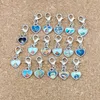 200pcs Jesus Christian cross Floating Lobster Clasps Charm Beads For Jewelry Making Bracelet Necklace Findings259T