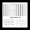 Sleutelhangers 50 stuks rechthoek sublimatie sleutelhanger blanks dubbelzijdige warmteoverdracht MDF blanco bord sleutelhangers