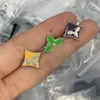 3pcs/Set Star Clover Charm Ohr Stud