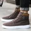 Autumn High Top Walking Men's Spring Shoes 29 Leather Casual Sneaker Lace-up Wild Platform Sneakers Flat Vulcanized S 886 S 783 941 s