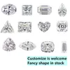 Zuanfa Moissanite manufacturer wholesale quality D color GRA Moissanite diamond stones loose moissanite