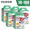 Origin Fujifilm Instax Mini Film Paper 10-100 Arkusze dla Fuji Instant Film Cameras Instax Mini 12 11 9 40 70 90 Link Liplay Evo 240229