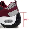 Casual Schuhe Tenis Frauen Turnschuhe Air Kissen Walking Atmungsaktive Gym Jogging Für Frau Lace Up Plattform Sport Schuh Tenes feminino