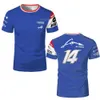 Herren T-Shirts 2024 Neues F1 T-Shirt F1 Formel 1 Racing Alonso Racing 3D-Druck Straße Herrenmode O-Ausschnitt Kinder T-Shirt Top