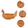 Dinnerware Sets Jewelry Tray Imitation Rattan Storage Basket Household Fruit Container Baskets For Gifts Empty Party Bread