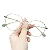 Zonnebrillen Anti Blue Light Myopia -bril Vintage Style Blare oogstam Large bril voor gamingstudenten