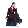 Abbigliamento da palcoscenico Abito da donna cinese Hanfu Abito lungo da spettacolo televisivo Imperatrice Spadaccina Costume antico femminile Dramma Fata Cosplay
