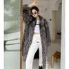Autumn And Winter New Full Skin Fox Grass Long Women's Windbreaker Fashion Fur Coat Slimming 219783