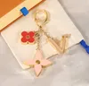 2024 High QualTiy Brand Designer Keychain Fashion Purse Pendant Car Chain Charm Bag Keyring Trinka Gifts Handgjorda tillbehör EXQ271F