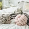 Fowecelt Round Plush Knot Kuddar Dekorativa kuddar för vardagsrumskontor Heminredning SOFA POLLER CUDIONS Baby Sleeping Hug 23144