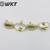 Orecchini pendenti WT-JFE12 Orecchini di vendita per le donne Regalo placcato in oro con risultati di gioielli semplici a forma di conchiglia fantasia 18K