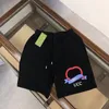 Designer masculino g shorts da família Pure Algodão respirável Impressão da moda de moda casual casual casal