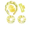 Sponge Headband Set Versed Hairband Puffy Hair Hoop Makeup Bubble Terry Cloth Co Spa Retro Hair Bands Soft Head Wraps Headwear Accessories