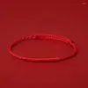 Bracelets de charme brillant U chinois Loong année corde rouge bracelet à la main pour femmes hommes accessoire de mode cadeau