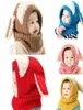 Winter Baby Hoed 2017 Hoeden Voor Meisjes Kinderen Kinderen Konijn Lange Oor Cap Zachte Gehaakte Baby Caps Capuchon Sjaal Set Bonnet264U2009550