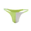 Sous-vêtements Nouveauté Contraste Couleur Mens Bikini Slips Confortable String Sexy Sous-vêtements Hommes Jockstrap Taille Basse Gay String Sissy