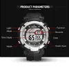 Smael Mens LED Watches Digital Clock Alarm Waterproof Led Sport Male Clock Wristwatches 1620 Top Brand Luxury Sports Watches Men252b