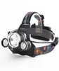 Outdoor 3 T6 LED Headlamp portable camping working hunting Flashlight Torch Lantern headlights with battery charger set3160440