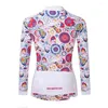 Jaquetas de corrida Mulheres Ciclismo Jersey Manga Longa 2024 Camisa de Bicicleta MTB Bicicleta Desgaste Roupas Ropa Ciclismo Feminino Maillot Sportswear Top Otagd