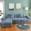 Sofa Cover Set Geometric Couch Cover Elastic for Living Room Pets Corner L Shaped Chaise Longue336C