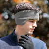 Bandanas Women Ear Warmers ciepłe podwójnie warstwy męskie Muffs Muffs Men Torebki za głową na zewnątrz