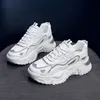 Grote grensoverschrijdende reflecterende riem Mode Lichtgewicht Dikke zool Verhoogde Papa Schoenen Super Outdoor Dames Sneakers Maat 35-40