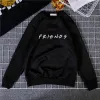 Sweatshirts LERFEY Autumn Winter Womens Letters FRIENDS Print Long Sleeve Sweatshirts Ladies Casual Loose Pullover Jumper Tops 3XL Clothes