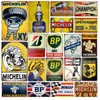 Metal Painting Vintage Decor Metal Tin Sign Decorative Plaque Tyre Service Garage Gas Oil Station Spark Plug Man Cave Club Bar Home Wall Decor T240309