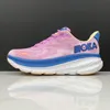 Hokah Clifton 9 Bondi 8 chaussures de course athlétique Chaussures de course femme masesh large blanc noir bleu doux lilas rose rosers entraîneurs extérieurs sneaker greenwig blondewig