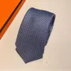 Cravates de créateurs hommes cravates mode soie hommes cravates lettre impression à la main affaires loisirs cravate de luxe de qualité supérieure O3TA