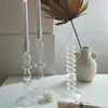 Candle Holders Glass Holder For Weding Decorations Candlestick Candelabros Vintage Stand Retro