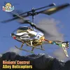 Electric/RC Aircraft RC Helicopter 2.5CH Remote Control Airplane Kids Toy Resistant Collision Alloy Wireless Aircraft Toys for Boys Children Gifts T240309