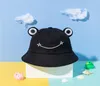 Cadeausets ParentKid Kikker Emmer Hoed Panama Vissershoed Cartoon Leuke Hoeden Voor Vrouwen Mannen Bob Chapeau Outdoor Zon Visserspetten3603374