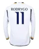 23/24 Maillot de football BELLINGHAM à manches longues du Real Madrid 2023 MODRIC ALABA VINI JR chemise RODRYGO VALVERDE TCHOUAMENI ARDA GULER K