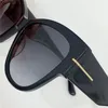 New fashion design cat eye sunglasses 0371 oversized acetate frame simple and popular style versatile outdoor UV400 protection eyewear