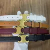 Fashion Designer Belts For Women High Quality Luxury Brand Black Leather White Jeans Belt Brown Waistband Corset
