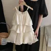 Girl Dresses Fashion Baby Princess Silk Dress Infant Toddler Child Ruffled Vestido Sleeveless Frock Summer Casual Clothes 2-12Y