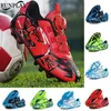 Barnfotbollskor FGTF Fotbollsskor Professionella Cleats Grass Training Sport Foar Boys Outdoor Futsal Soocer 2839 240306