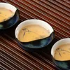 Tasses à thé en céramique peint à la main Lotus Office tasses en porcelaine Fabriquées à la main